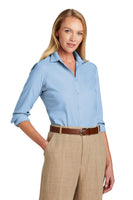 Custom Embroidered - Brooks Brothers® Women's Wrinkle-Free Stretch Nailhead Shirt BB18003