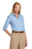 Custom Embroidered - Brooks Brothers® Women's Wrinkle-Free Stretch Nailhead Shirt BB18003