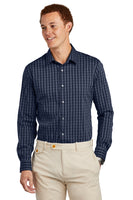 Custom Embroidered - Brooks Brothers® Tech Stretch Patterned Shirt BB18006