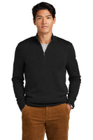 Custom Embroidered - Brooks Brothers® Washable Merino Birdseye 1/4-Zip Sweater BB18412