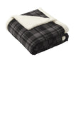 Custom Embroidered - Port Authority ® Flannel Sherpa Blanket. BP43