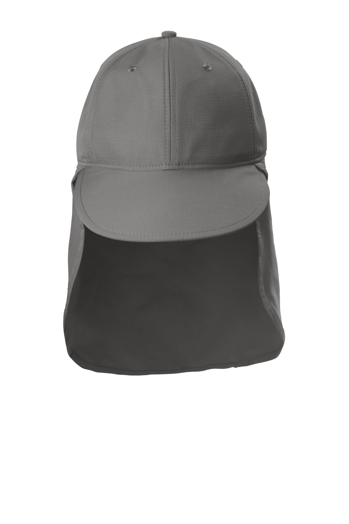 Custom Embroidered Outdoor UV Sun Shade Cap - Includes one 4in x 2in Embroidery