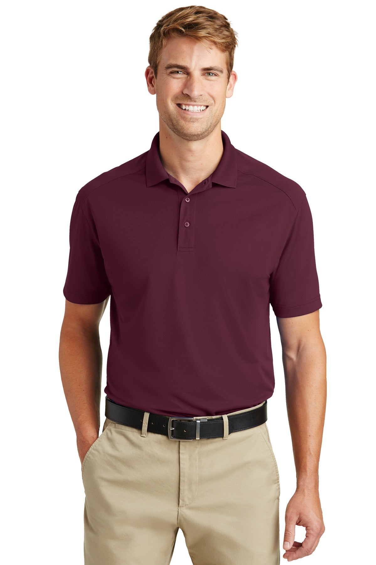 Custom Embroidered CornerStone® Select Lightweight Snag-Proof Polo. CS418