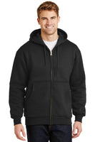Custom Embroidered - CornerStone® - Heavyweight Full-Zip Hooded Sweatshirt with Thermal Lining.  CS620