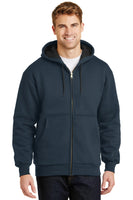 Custom Embroidered - CornerStone® - Heavyweight Full-Zip Hooded Sweatshirt with Thermal Lining.  CS620