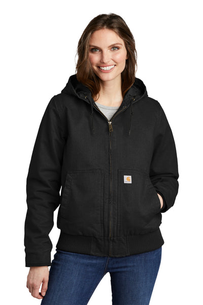 Custom Embroidered - Carhartt® Women's Washed Duck Active Jac. CT104053