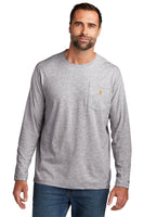 Custom Embroidered - Carhartt Force® Long Sleeve Pocket T-Shirt CT104617