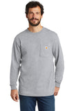 Custom Embroidered - Carhartt ® Workwear Pocket Long Sleeve T-Shirt. CTK126