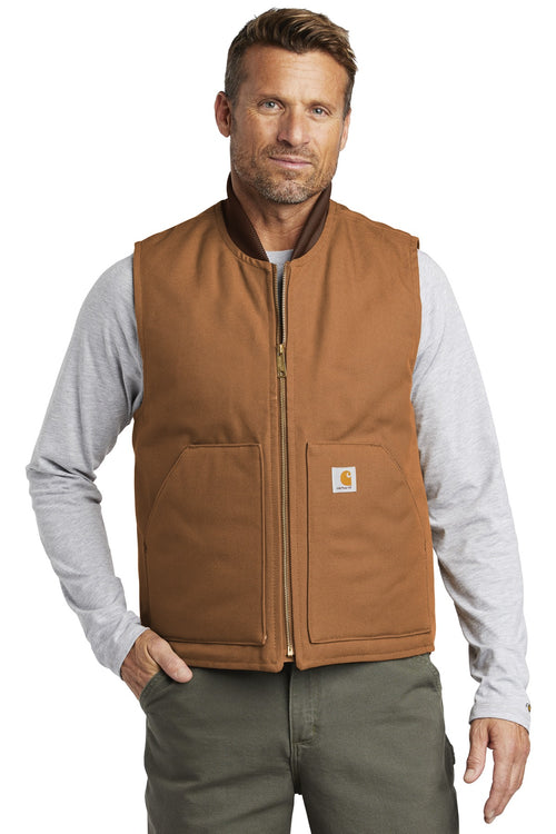 Custom Embroidered Carhartt Duck Vest. CTV01 SunriseWear