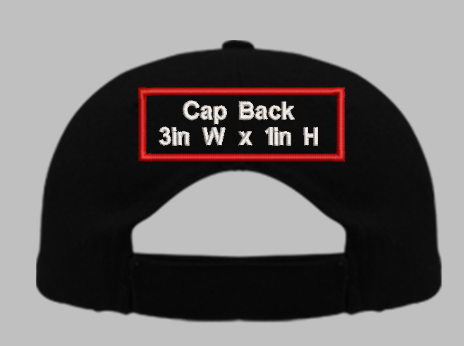 Hat Front and Back Embroidery