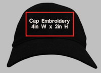 Hat Front and Back Embroidery