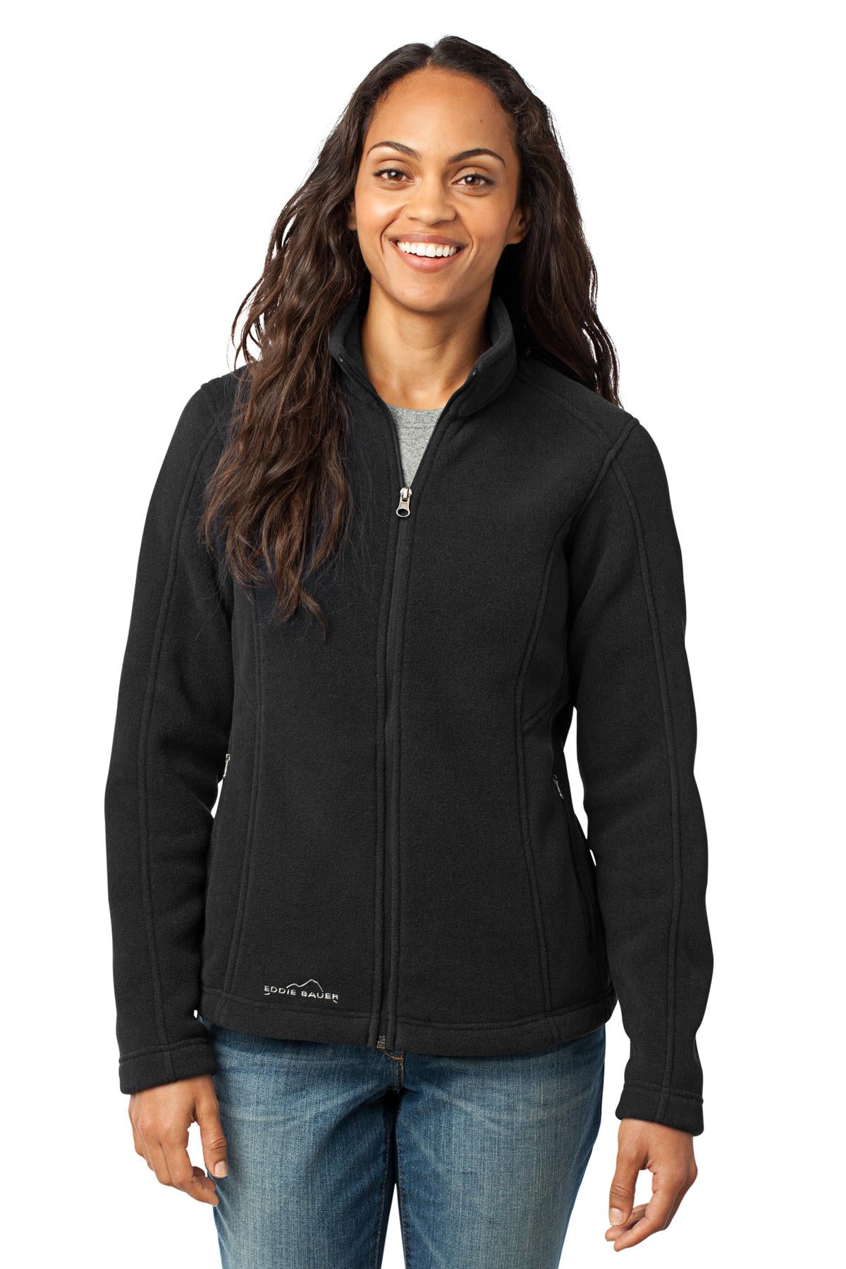 Custom Embroidered - Eddie Bauer® - Ladies Full-Zip Fleece Jacket. EB201