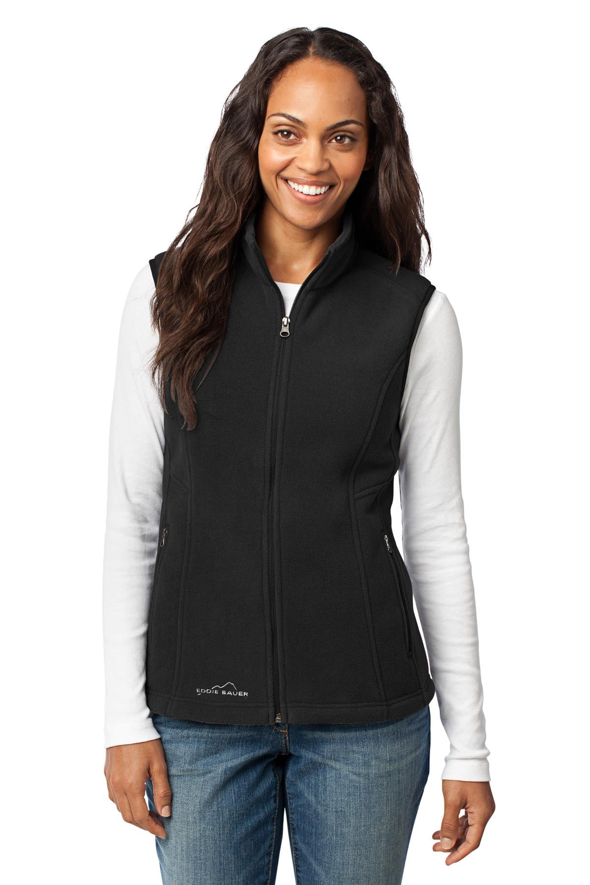 Custom Embroidered - Eddie Bauer® - Ladies Fleece Vest. EB205