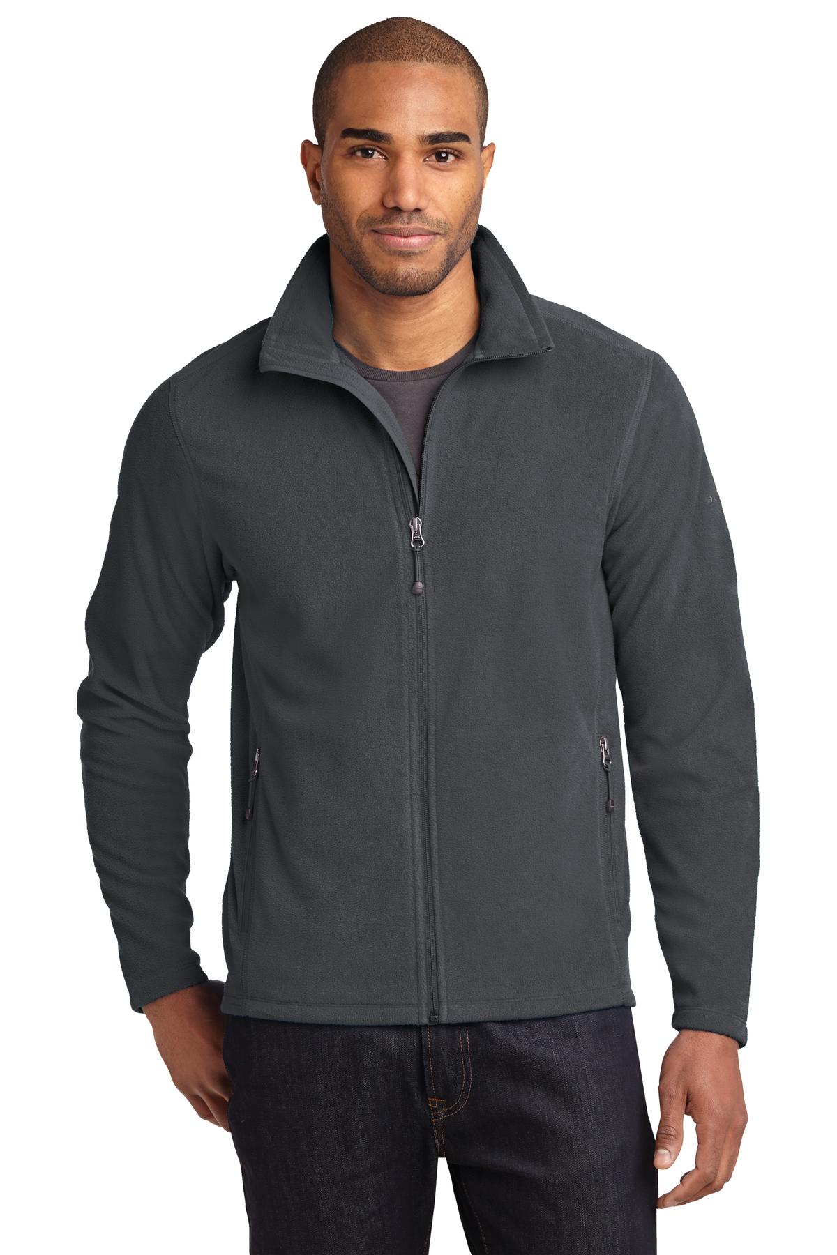 Custom Embroidered - Eddie Bauer® Full-Zip Microfleece Jacket. EB224