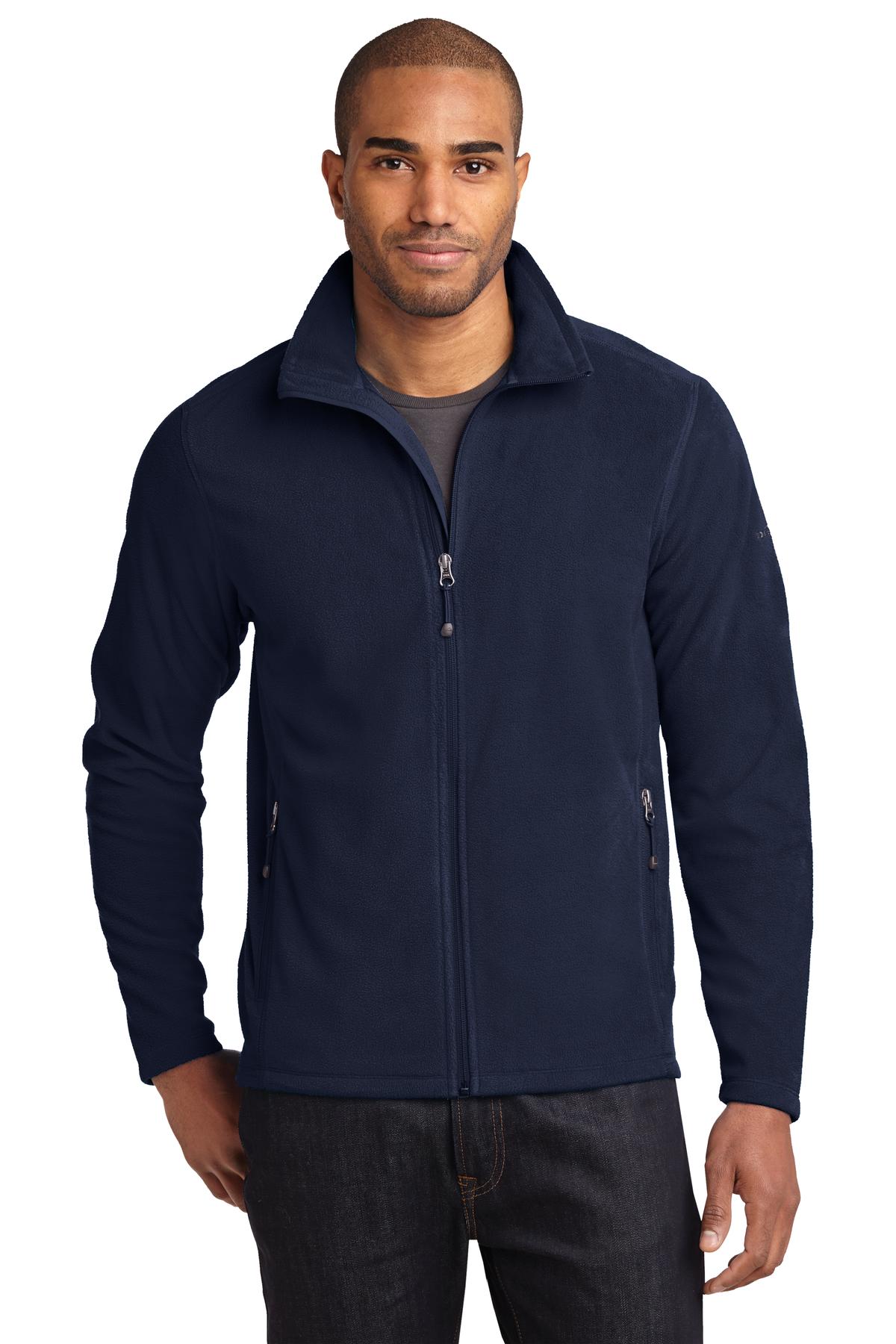 Custom Embroidered - Eddie Bauer® Full-Zip Microfleece Jacket. EB224