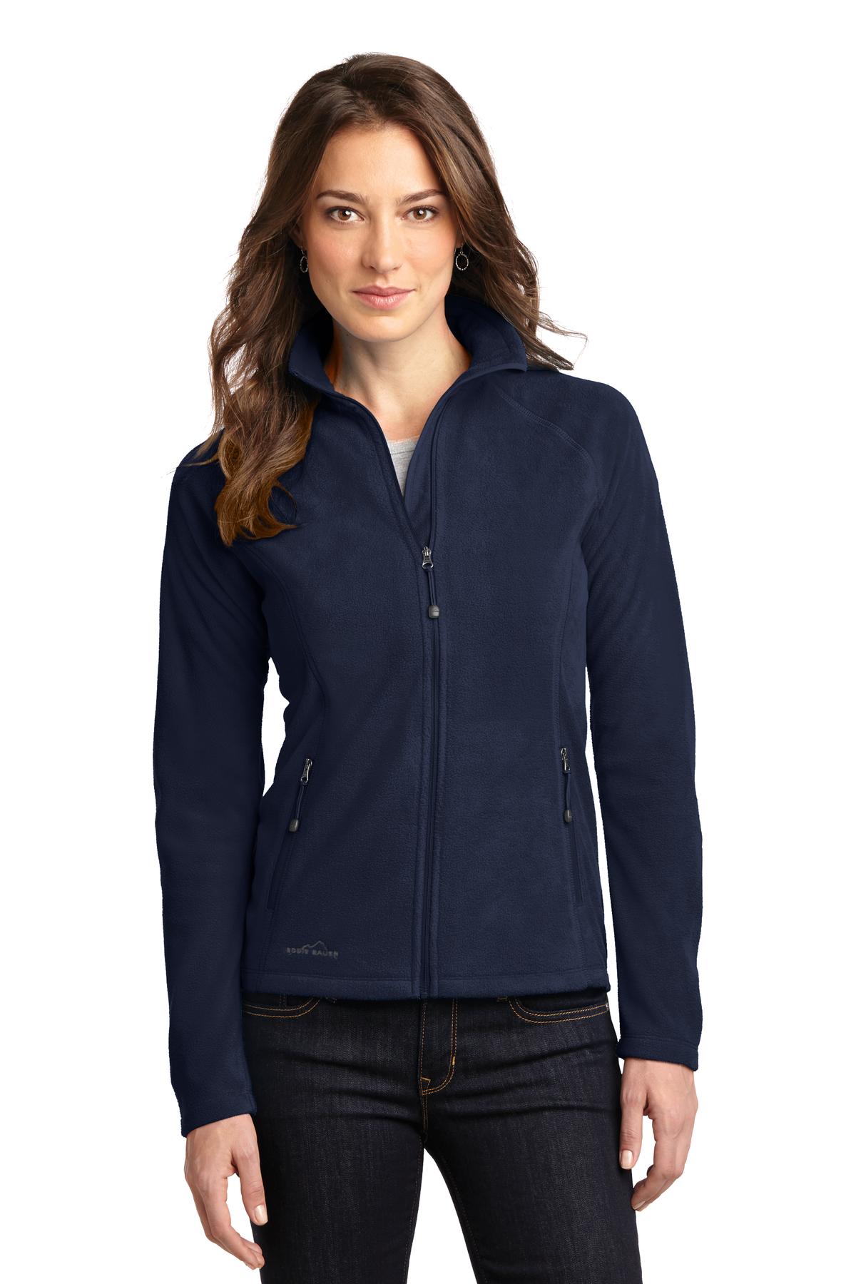 Custom Embroidered - Eddie Bauer® Ladies Full-Zip Microfleece Jacket. EB225