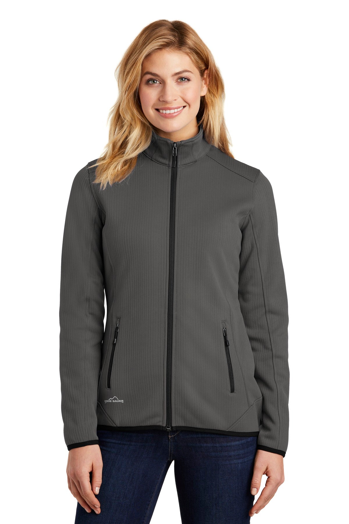 Custom Embroidered - Eddie Bauer ® Ladies Dash Full-Zip Fleece Jacket. EB243