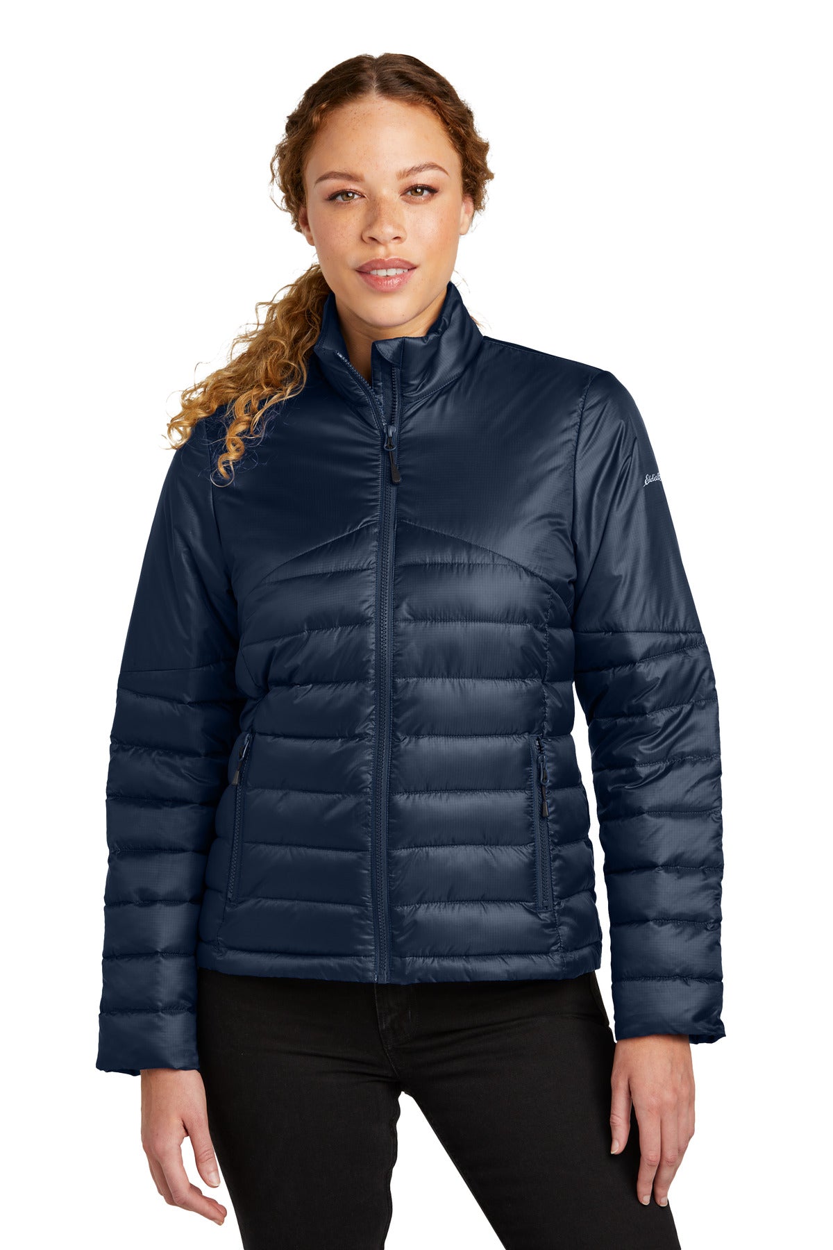 Custom Embroidered - Eddie Bauer® Ladies Quilted Jacket EB511