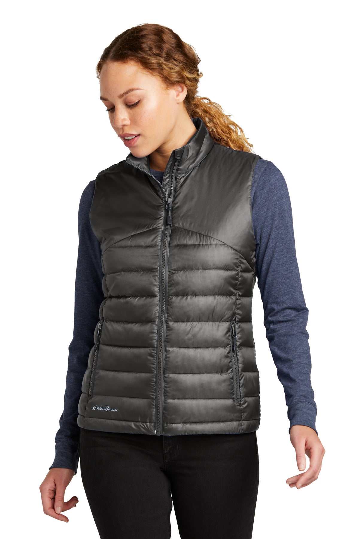 Custom Embroidered - Eddie Bauer® Ladies Quilted Vest EB513