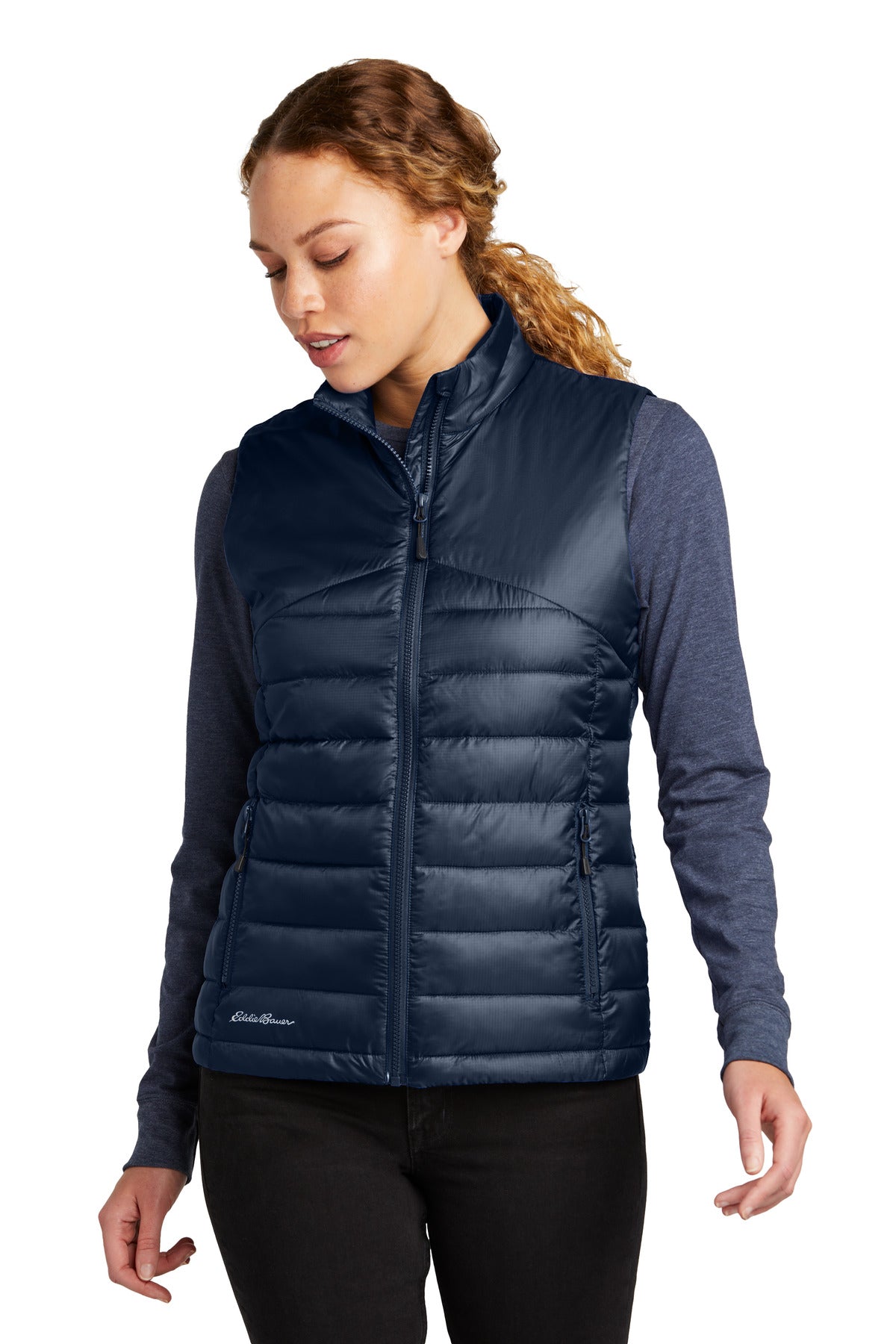 Custom Embroidered - Eddie Bauer® Ladies Quilted Vest EB513