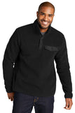 Custom Embroidered - Port Authority® Camp Fleece Snap Pullover F140