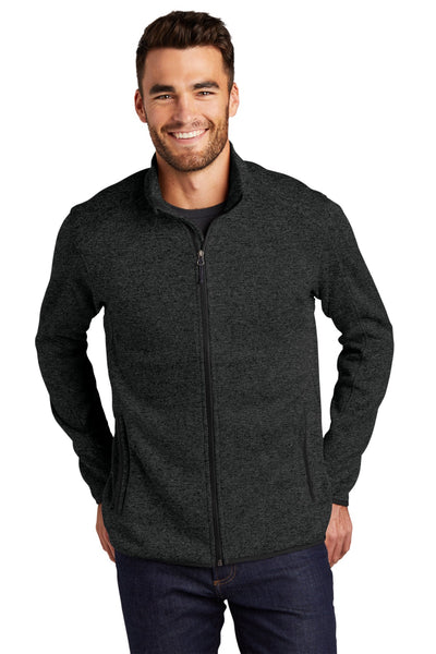Custom Embroidered - Port Authority® Sweater Fleece Jacket. F232