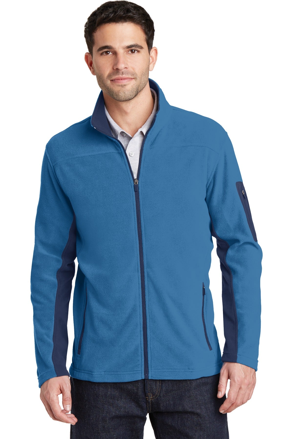 Custom Embroidered - Port Authority® Summit Fleece Full-Zip Jacket. F233