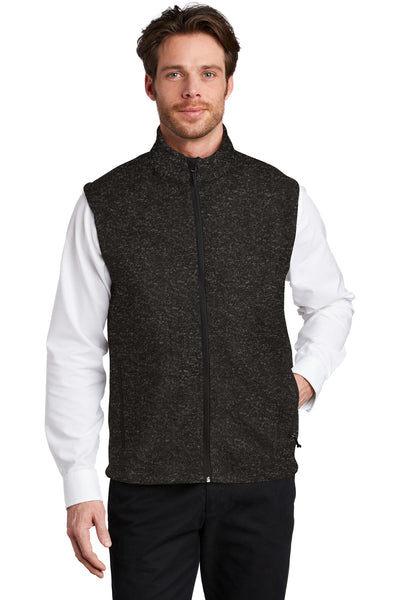 Custom Embroidered - Port Authority ® Sweater Fleece Vest F236