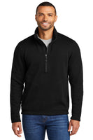 Custom Embroidered - Port Authority® Arc Sweater Fleece 1/4-Zip F426