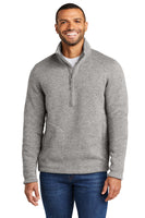 Custom Embroidered - Port Authority® Arc Sweater Fleece 1/4-Zip F426