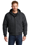 Custom Embroidered - CornerStone® - Duck Cloth Hooded Work Jacket.  J763H