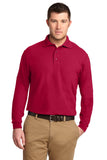 Custom Embroidered - Port Authority® Silk Touch™ Long Sleeve Polo.  K500LS