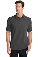 Custom Embroidered - Port & Company® Combed Ring Spun Pique Polo. KP1500