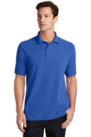 Custom Embroidered - Port & Company® Combed Ring Spun Pique Polo. KP1500