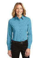Custom Embroidered - Port Authority® Ladies Long Sleeve Easy Care Shirt.  L608