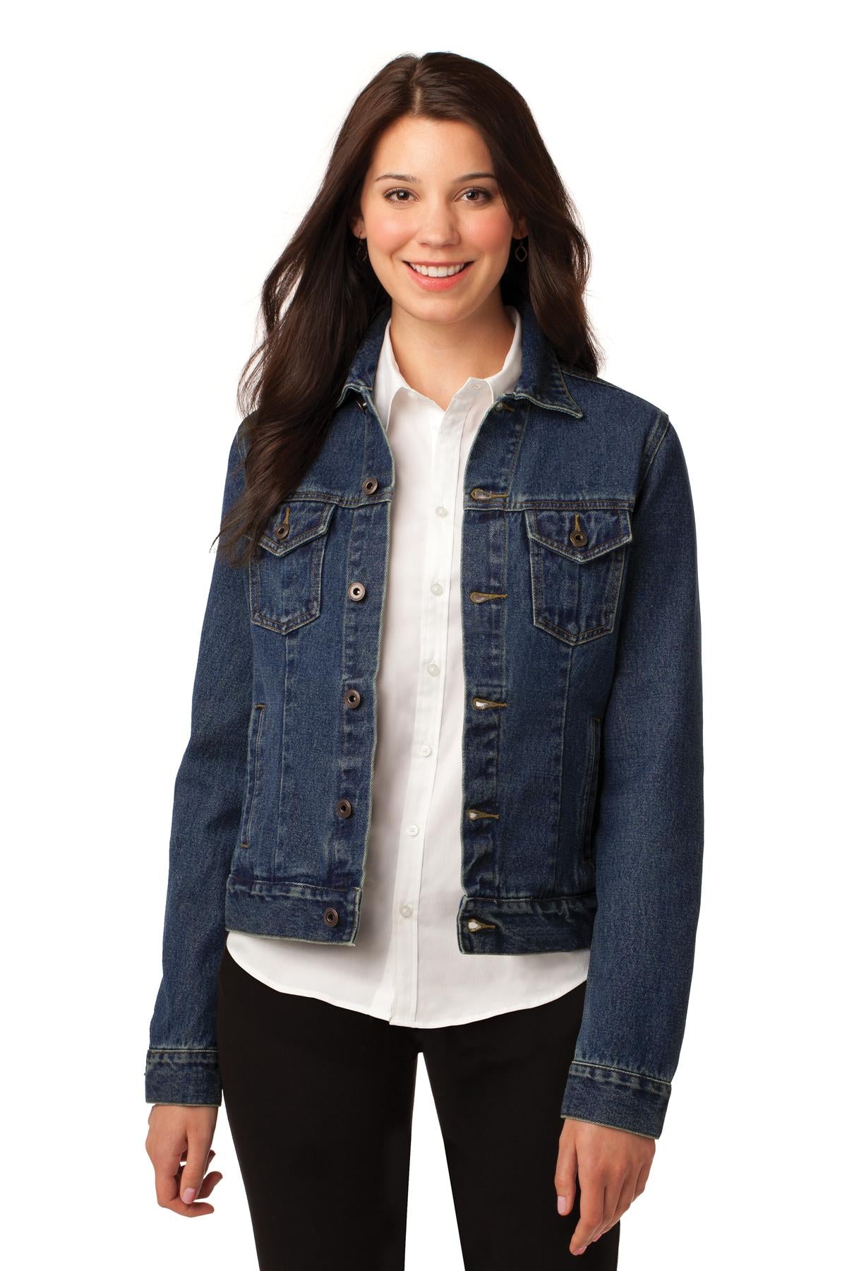 Port Authority® Ladies Denim Jacket. L7620