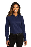 Port Authority® Ladies Long Sleeve SuperPro React™Twill Shirt. LW808
