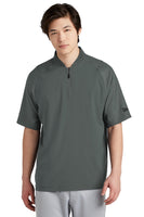 Custom Embroidered - New Era ® Cage Short Sleeve 1/4-Zip Jacket. NEA600