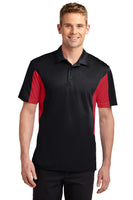 Custom Embroidered - Sport-Tek® Side Blocked Micropique Sport-Wick® Polo. ST655