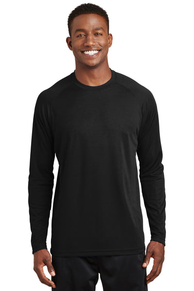 Custom Embroidered Sport-Tek® Dry Zone® Long Sleeve Raglan T-Shirt. T473LS