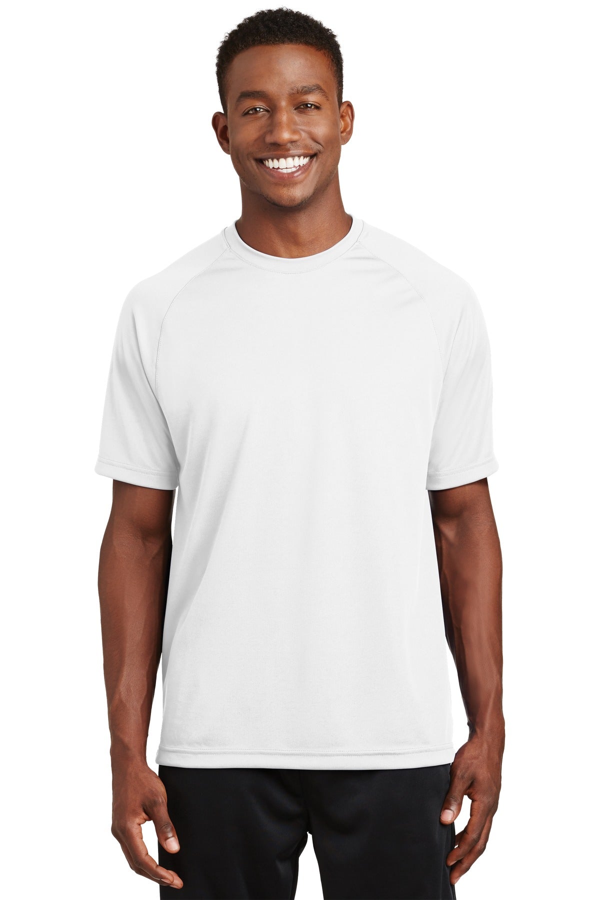 Custom Embroidered - Sport-Tek® Dry Zone® Short Sleeve Raglan T-Shirt. T473