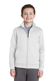 Custom Embroidered Sport-Tek® Youth Sport-Wick® Fleece Full-Zip Jacket.  YST241