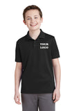 Custom Embroidered Leaman Elementary - Sport-Tek Youth PosiCharge RacerMesh Polo