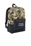 Custom Embroider Retro Backpack with 15in Laptop Sleeve