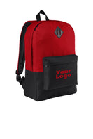 Custom Embroider Retro Backpack with 15in Laptop Sleeve