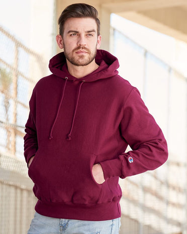 Hoodie champion red best sale