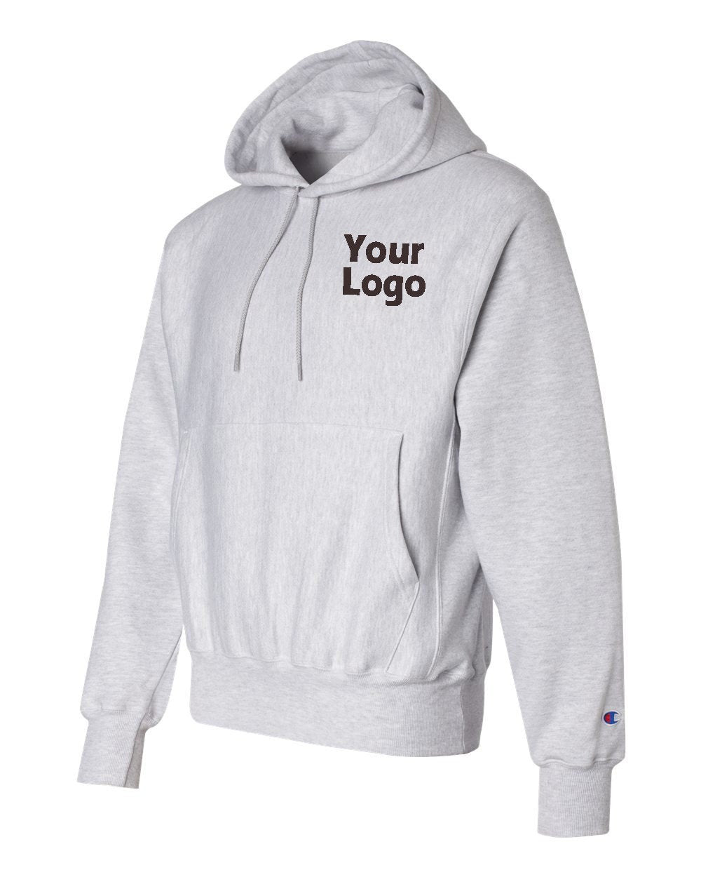 Custom Embroidered Personalized Hoodie - Champion - Reverse Weave Hooded Pullover Sweatshirt