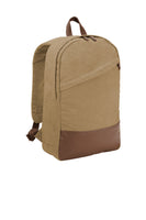 Custom Embroider Cotton Canvas Back Pack Weekender Duffle Bag - Personalize with your Logo or Text