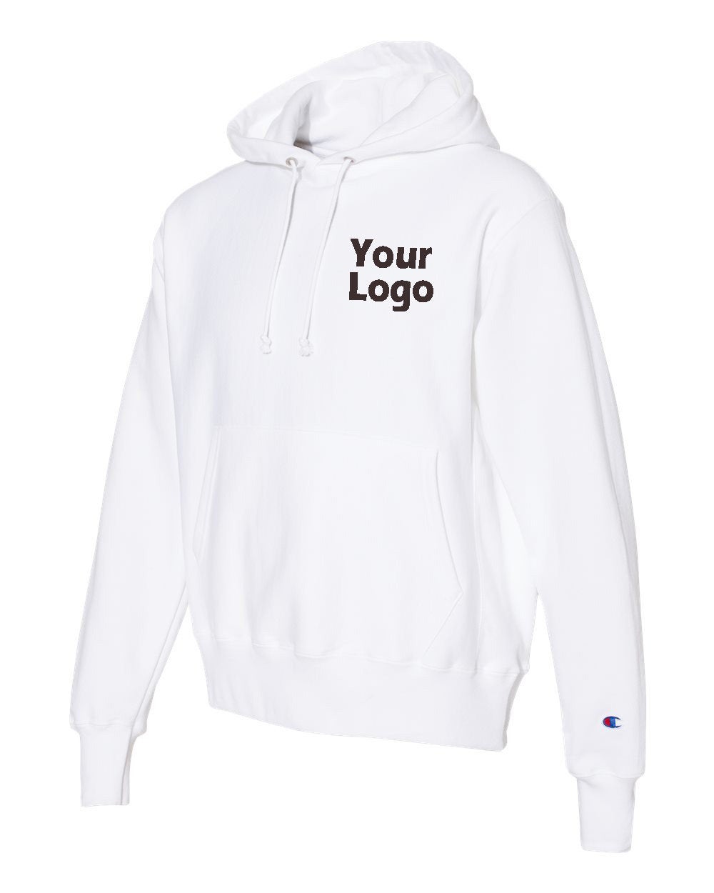 Custom Embroidered Personalized Hoodie - Champion - Reverse Weave Hooded Pullover Sweatshirt