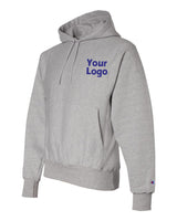 Custom Embroidered Personalized Hoodie - Champion - Reverse Weave Hooded Pullover Sweatshirt